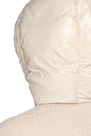 Geox Kadın Krem Calithe Kapüşonlu Kaban | Derimod Geox Kadın Krem Calithe Kapüşonlu Kaban | Derimod