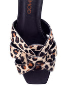 Women's Leopard Patterned Slippers | Derimod Women's Leopard Patterned Slippers | Derimod
