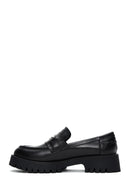 Kadın Siyah Deri Maskülen Loafer | Derimod Kadın Siyah Deri Maskülen Loafer | Derimod
