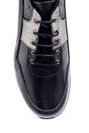 Kadın Deri Dolgu Topuk Sneaker | Derimod Kadın Deri Dolgu Topuk Sneaker | Derimod