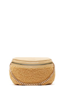 Women's Yellow Plush Waist Bag | Derimod Women's Yellow Plush Waist Bag | Derimod