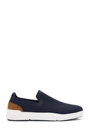 Derimod Zero Men's Navy Blue Fabric Sneaker | Derimod Derimod Zero Men's Navy Blue Fabric Sneaker | Derimod