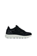 Geox Kadın Siyah Atlete Spherica Bağcıklı Kalın Tabanlı Sneaker | Derimod Geox Kadın Siyah Atlete Spherica Bağcıklı Kalın Tabanlı Sneaker | Derimod