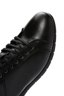 Erkek Siyah Deri Casual Ayakkabı | Derimod Erkek Siyah Deri Casual Ayakkabı | Derimod