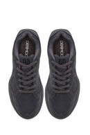 Erkek Gri Bağcıklı Kalın Tabanlı Kumaş Sneaker | Derimod Erkek Gri Bağcıklı Kalın Tabanlı Kumaş Sneaker | Derimod