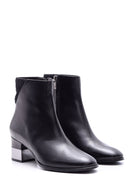 Women's Metal Heeled Leather Boots | Derimod Women's Metal Heeled Leather Boots | Derimod