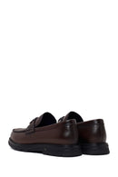 Male Brown Buckled Leather Casual Loafer | Derimod Male Brown Buckled Leather Casual Loafer | Derimod