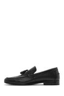 Erkek Siyah Püsküllü Deri Casual Loafer | Derimod Erkek Siyah Püsküllü Deri Casual Loafer | Derimod
