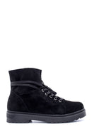 Women's Suede Lacing Detailed Boots | Derimod Women's Suede Lacing Detailed Boots | Derimod