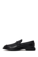 Erkek Siyah Tokalı Deri Klasik Loafer | Derimod Erkek Siyah Tokalı Deri Klasik Loafer | Derimod