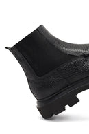 Male Black Leather Chelsea Boots | Derimod Male Black Leather Chelsea Boots | Derimod