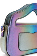 Women's Multicolored Long Strap Metallic Crossbody Bag | Derimod Women's Multicolored Long Strap Metallic Crossbody Bag | Derimod