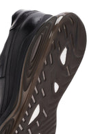 Men's Black Thick Sole Lace Up Leather Sneaker | Derimod Men's Black Thick Sole Lace Up Leather Sneaker | Derimod