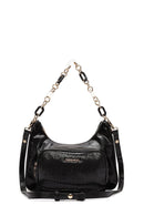 Woman Black Double-Strap Shoulder Bag | Derimod Woman Black Double-Strap Shoulder Bag | Derimod