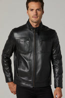 Jeff Erkek Deri Ceket | Derimod Jeff Erkek Deri Ceket | Derimod