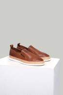 Taba Erkek Deri Espadril | Derimod Taba Erkek Deri Espadril | Derimod