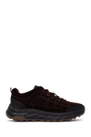 Male Brown Lace-up Thick-soled Suede Leather Sneaker | Derimod Male Brown Lace-up Thick-soled Suede Leather Sneaker | Derimod
