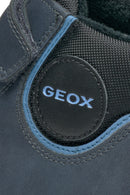 Geox Boy Navy Blue High-Top Sneakers | Derimod Geox Boy Navy Blue High-Top Sneakers | Derimod