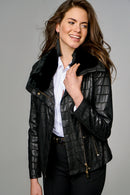 Donatella Kadın Deri Ceket | Derimod Donatella Kadın Deri Ceket | Derimod