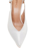 Women's Leather Printed Heeled Shoes | Derimod Women's Leather Printed Heeled Shoes | Derimod