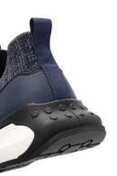 Derimod Zero Erkek Mavi Bağcıklı Kalın Tabanlı Kumaş Sneaker | Derimod Derimod Zero Erkek Mavi Bağcıklı Kalın Tabanlı Kumaş Sneaker | Derimod