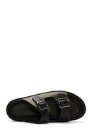 Erkek Siyah Deri Terlik | Derimod Erkek Siyah Deri Terlik | Derimod