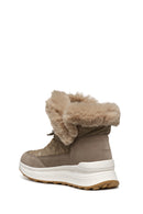 Geox Women's Mink D Spherica Active X2 Shearling Waterproof Leather Boots | Derimod Geox Women's Mink D Spherica Active X2 Shearling Waterproof Leather Boots | Derimod