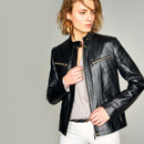 Flash Kadın Deri Ceket | Derimod Flash Kadın Deri Ceket | Derimod