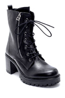 Women's Zipper Detailed Heeled Boots | Derimod Women's Zipper Detailed Heeled Boots | Derimod