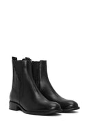 Women's Black Leather Chelsea Boots | Derimod Women's Black Leather Chelsea Boots | Derimod