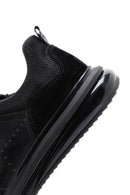 Erkek Siyah Bağcıklı Deri Sneaker | Derimod Erkek Siyah Bağcıklı Deri Sneaker | Derimod