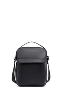 D-Pack Men's Black Crossbody Bag | Derimod D-Pack Men's Black Crossbody Bag | Derimod