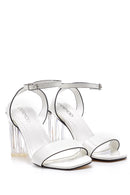 Women's Transparent Heeled Sandals | Derimod Women's Transparent Heeled Sandals | Derimod