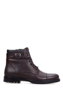 Soft Leather Zippered Men's Boots | Derimod Soft Leather Zippered Men's Boots | Derimod