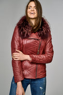 New Cortina Kadın Deri Ceket | Derimod New Cortina Kadın Deri Ceket | Derimod