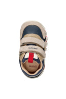 Geox Baby Boy Beige Iupidoo Strappy Leather Sneakers | Derimod Geox Baby Boy Beige Iupidoo Strappy Leather Sneakers | Derimod