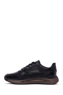 Men's Black Leather Sneaker | Derimod Men's Black Leather Sneaker | Derimod