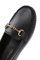 Kadın Siyah Toka Detaylı Loafer | Derimod Kadın Siyah Toka Detaylı Loafer | Derimod