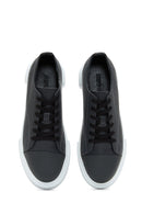 Erkek Gri Deri Kalın Tabanlı Sneaker | Derimod Erkek Gri Deri Kalın Tabanlı Sneaker | Derimod