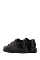 Men's Black Leather Casual Sneaker | Derimod Men's Black Leather Casual Sneaker | Derimod