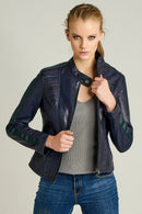 Victoria Kadın Deri Ceket | Derimod Victoria Kadın Deri Ceket | Derimod