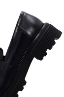 Women's Black Thick Soled Tasseled Casual Leather Loafer | Derimod Women's Black Thick Soled Tasseled Casual Leather Loafer | Derimod