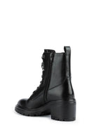 Geox Women's Black Heeled Damiana Classic Boots | Derimod Geox Women's Black Heeled Damiana Classic Boots | Derimod