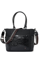 Women's Black Long Strap Shoulder Bag | Derimod Women's Black Long Strap Shoulder Bag | Derimod