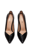 Kadın Siyah Deri Stiletto | Derimod Kadın Siyah Deri Stiletto | Derimod