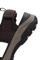 Skechers Men's Brown Tresmen - Ryer Fabric Sandals | Derimod Skechers Men's Brown Tresmen - Ryer Fabric Sandals | Derimod