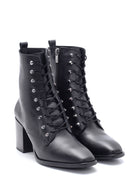 Women's Leather Heeled Boots | Derimod Women's Leather Heeled Boots | Derimod