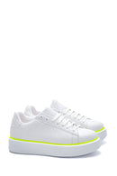 Kadın Neon Detaylı Sneaker | Derimod Kadın Neon Detaylı Sneaker | Derimod