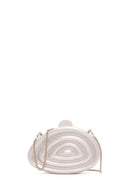 Kadın Beyaz Uzun Askılı Desenli Mini Portföy Çanta | Derimod Kadın Beyaz Uzun Askılı Desenli Mini Portföy Çanta | Derimod