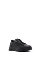 Woman Black Lace-Up Sneakers | Derimod Woman Black Lace-Up Sneakers | Derimod